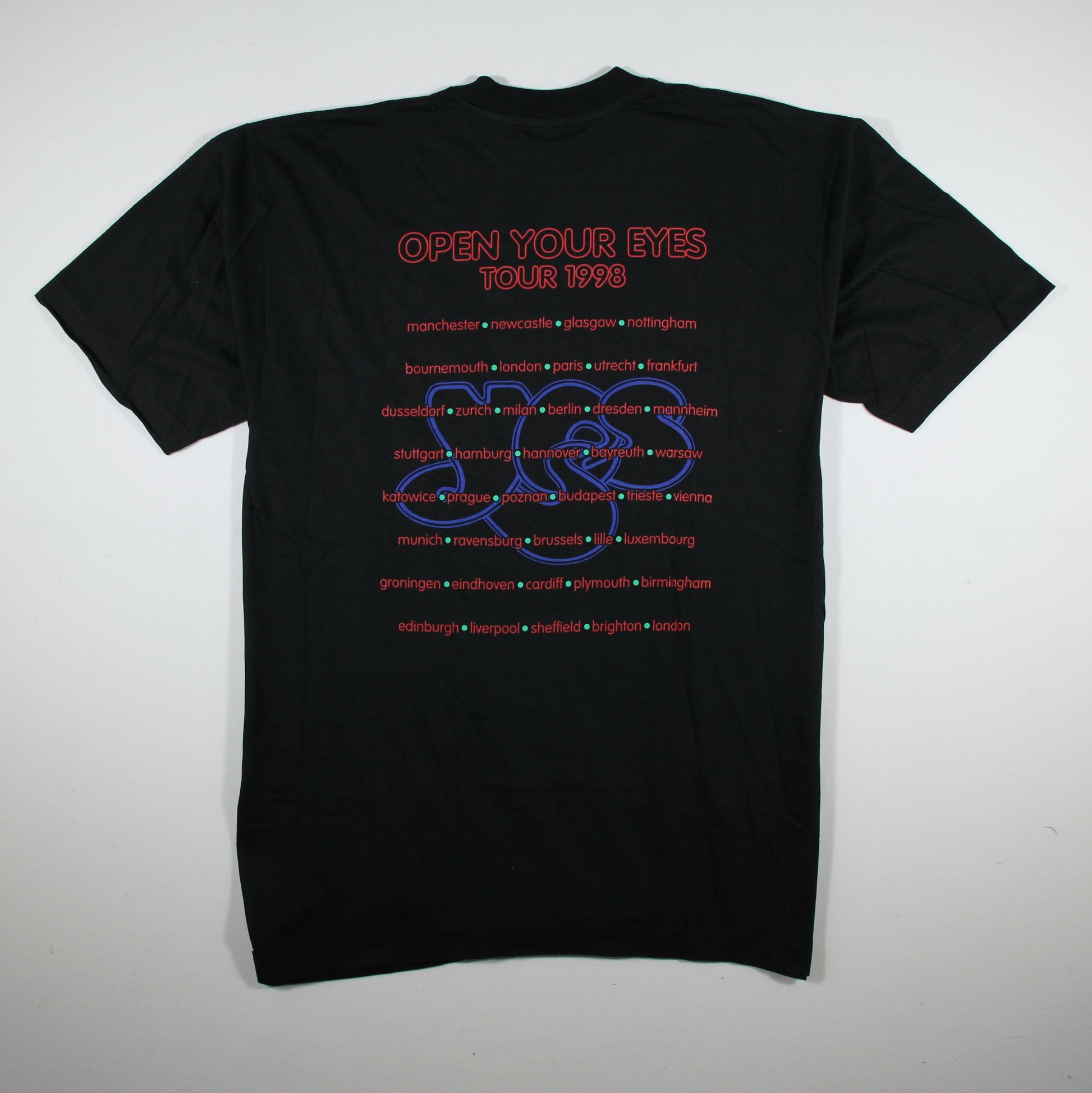 Yes - Open Your Eyes Tour 1998 Vintage Band Shirt - XL