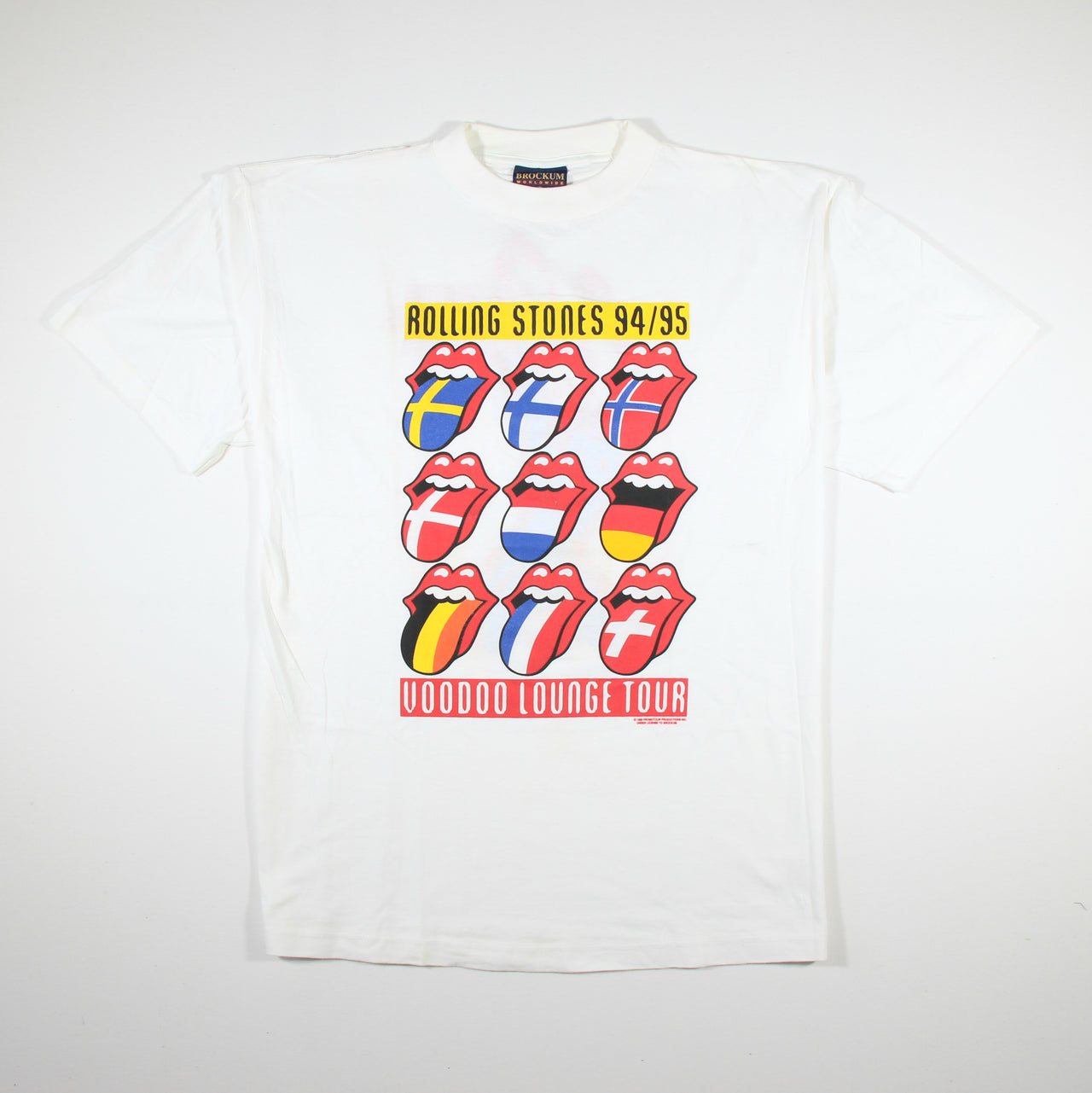 Rolling Stones - Voodoo Lounge Tour 1994 Vintage Band Shirt - XL