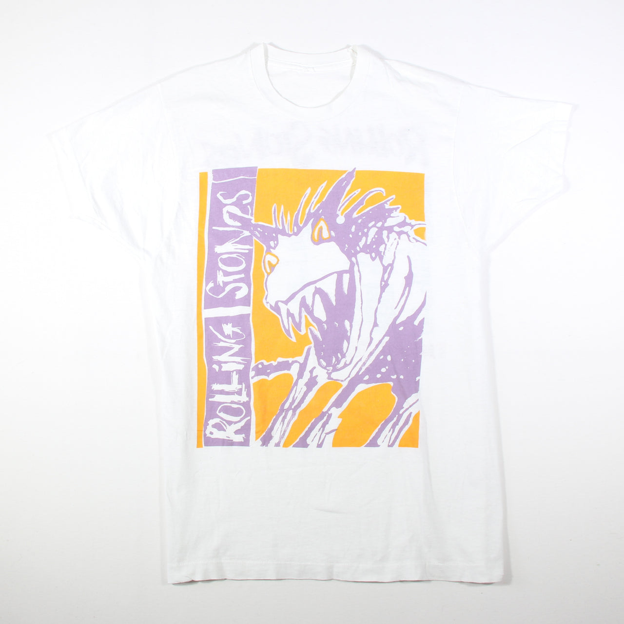 Rolling Stones - Urban Jungle Europe Tour 1990 Vintage Band Shirt - L