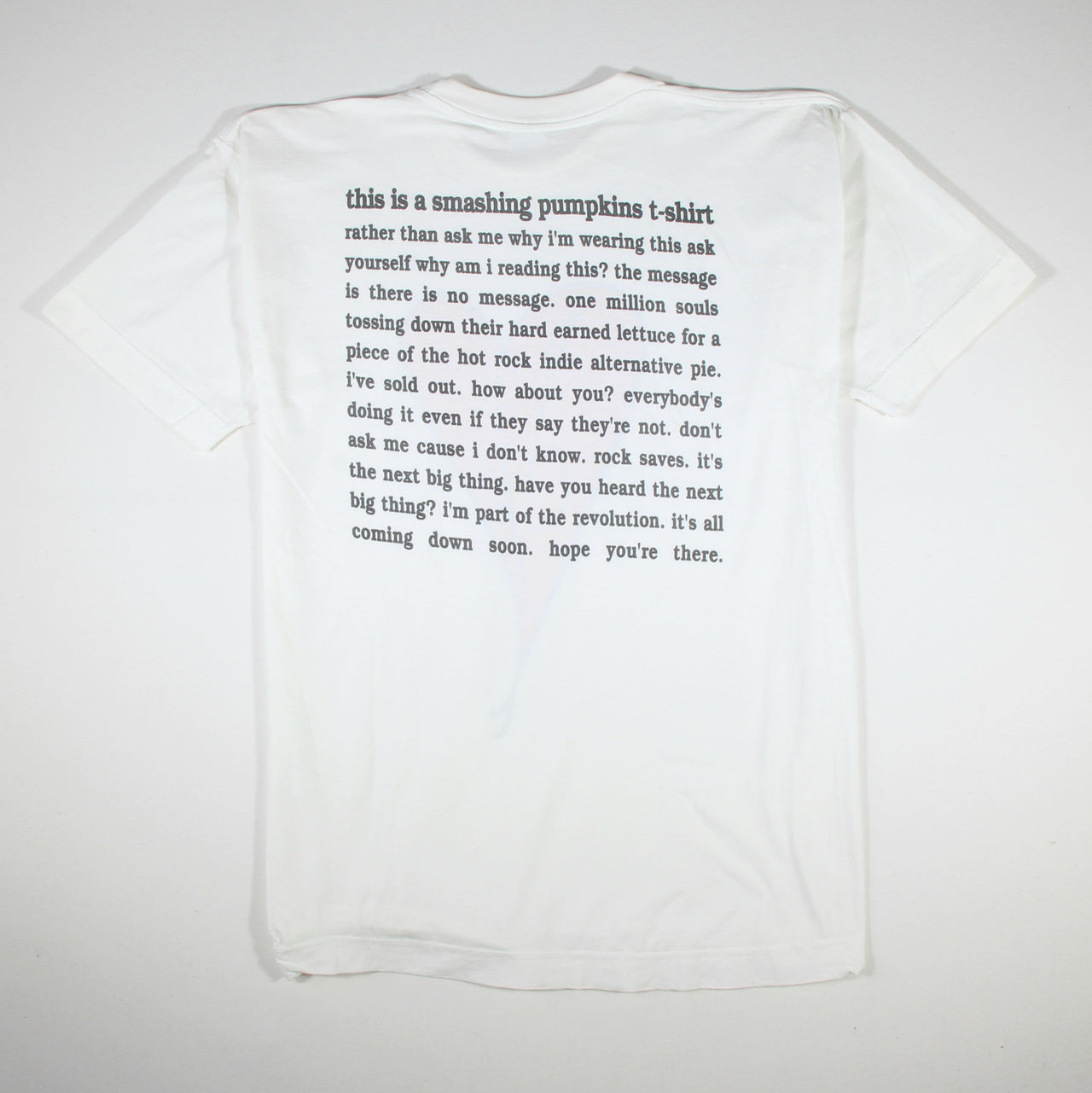 Smashing Pumpkins - Red Heart 1990s Vintage Band Shirt - XL