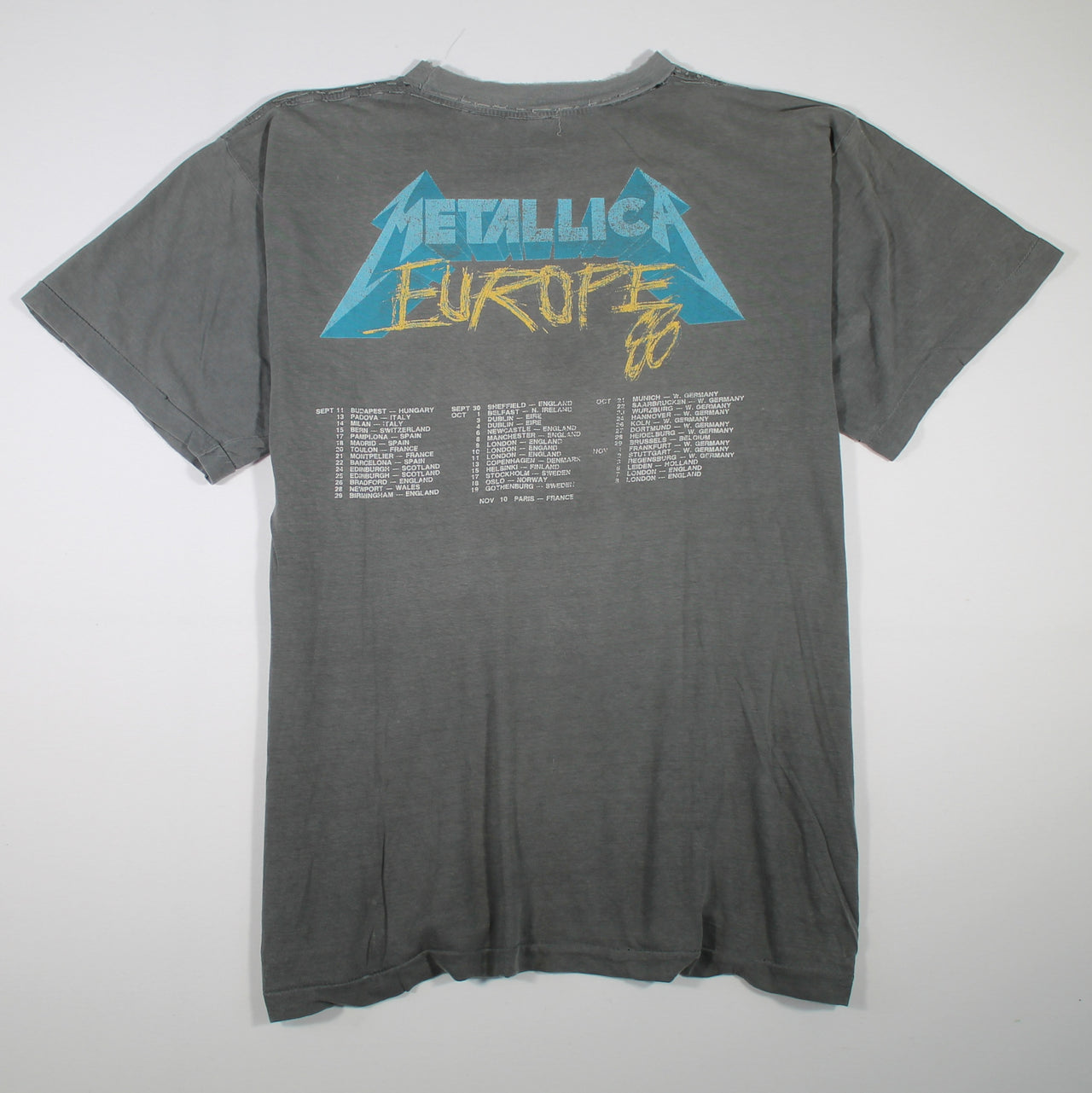 Metallica - And Justice for all 1988 Vintage Band Shirt - XL