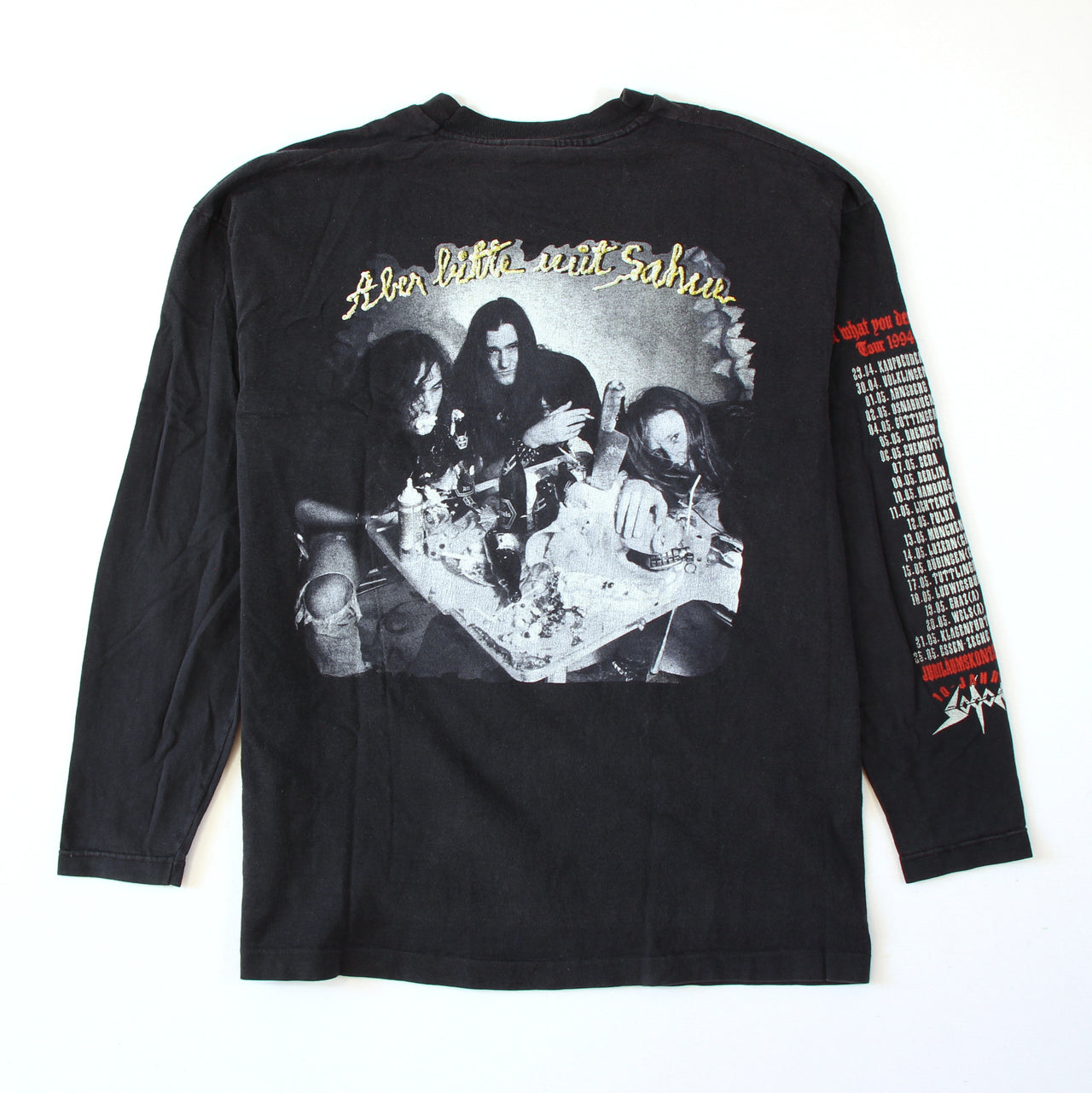 Sodom - Aber bitte mit Sahne 1993 Vintage Band Longsleeve - XL