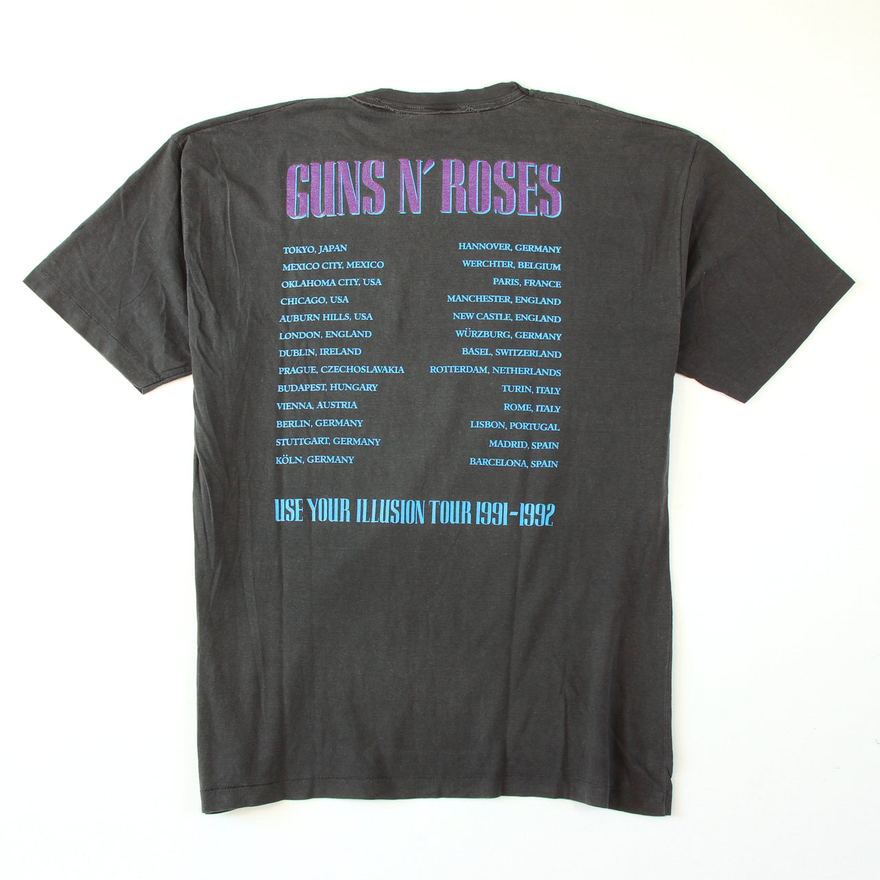 Guns n' Roses - Use Your Illusion II 1991 Vintage Band Shirt - L