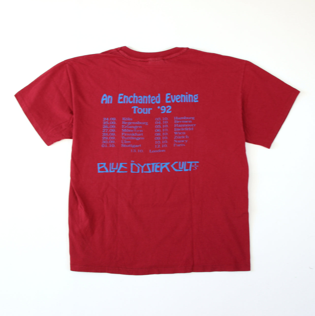 Blue Öyster Cult - An Enchanted Evening Tour 1992 Vintage Band Shirt - L