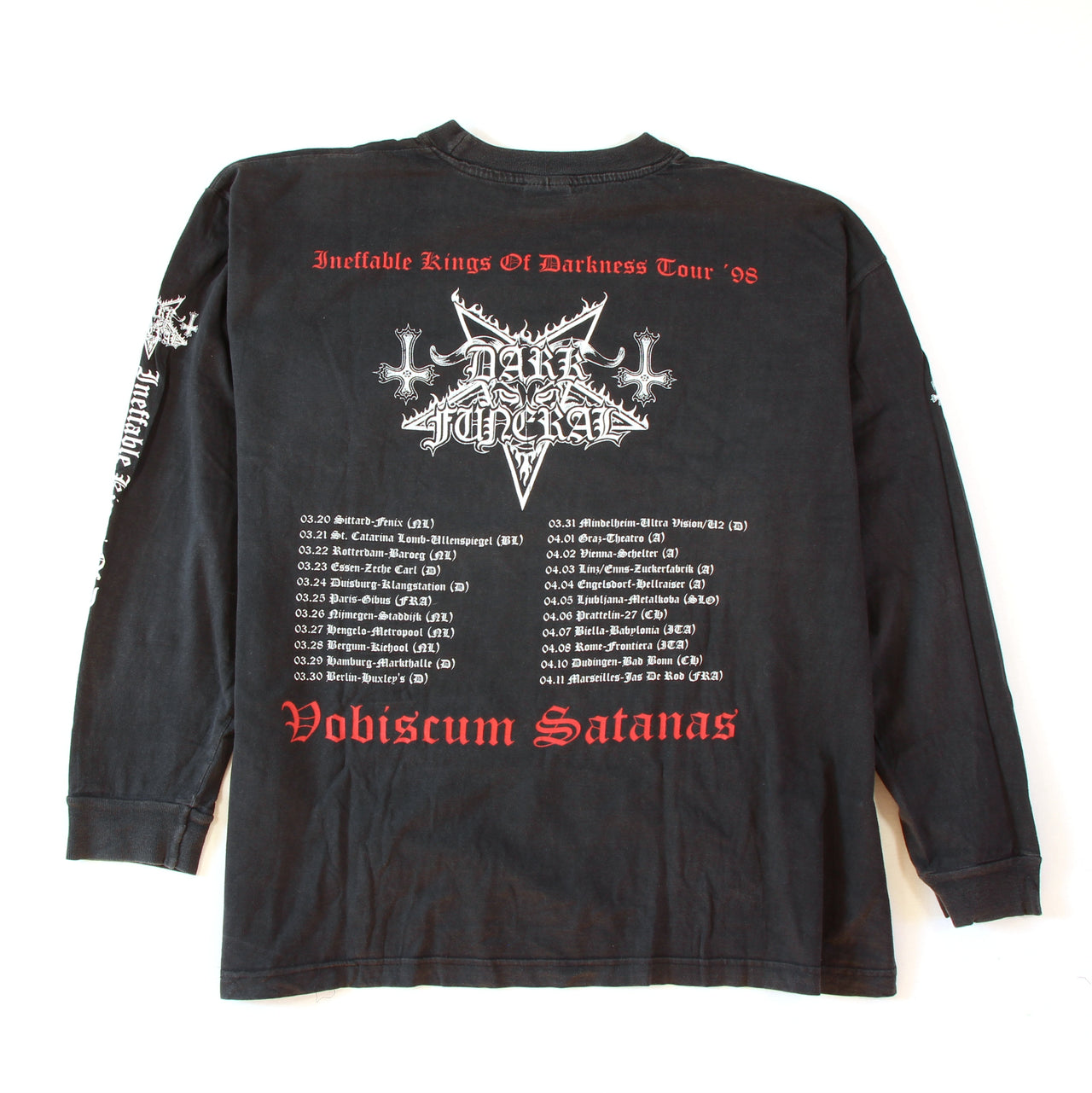 Dark Funeral - Ineffable Kings Of Darkness 1998 Vintage Band Shirt - XL