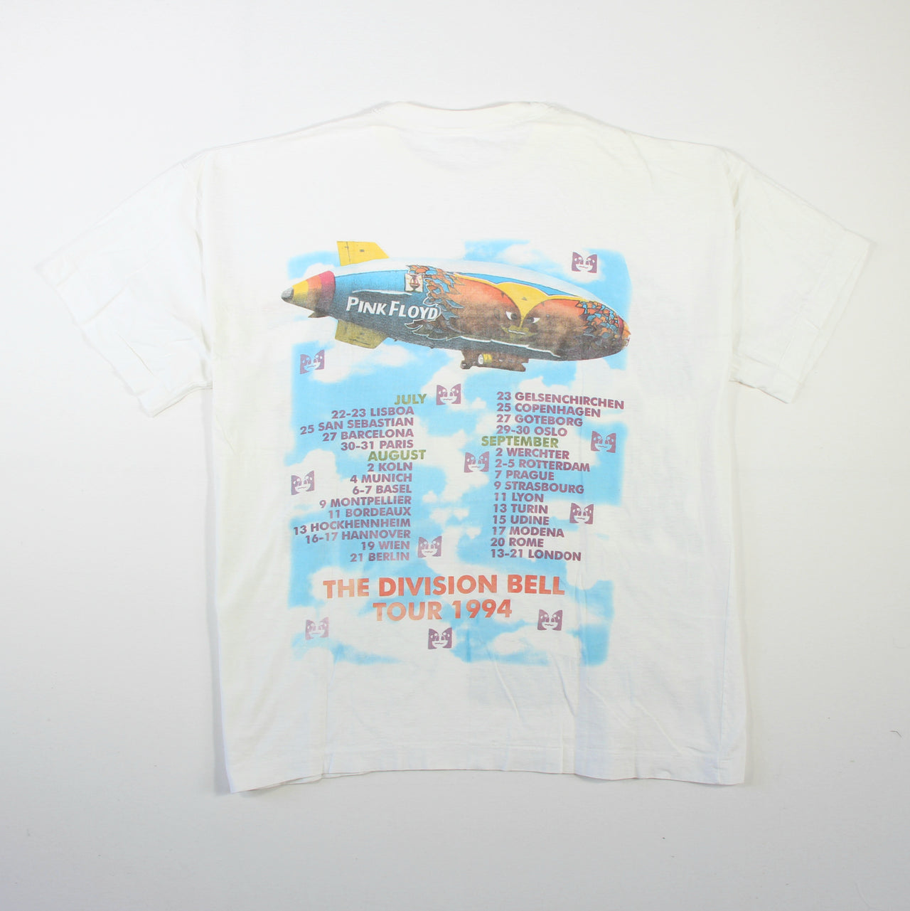 Pink Floyd - Division Bell Bootleg 1990s Vintage Band Shirt - L