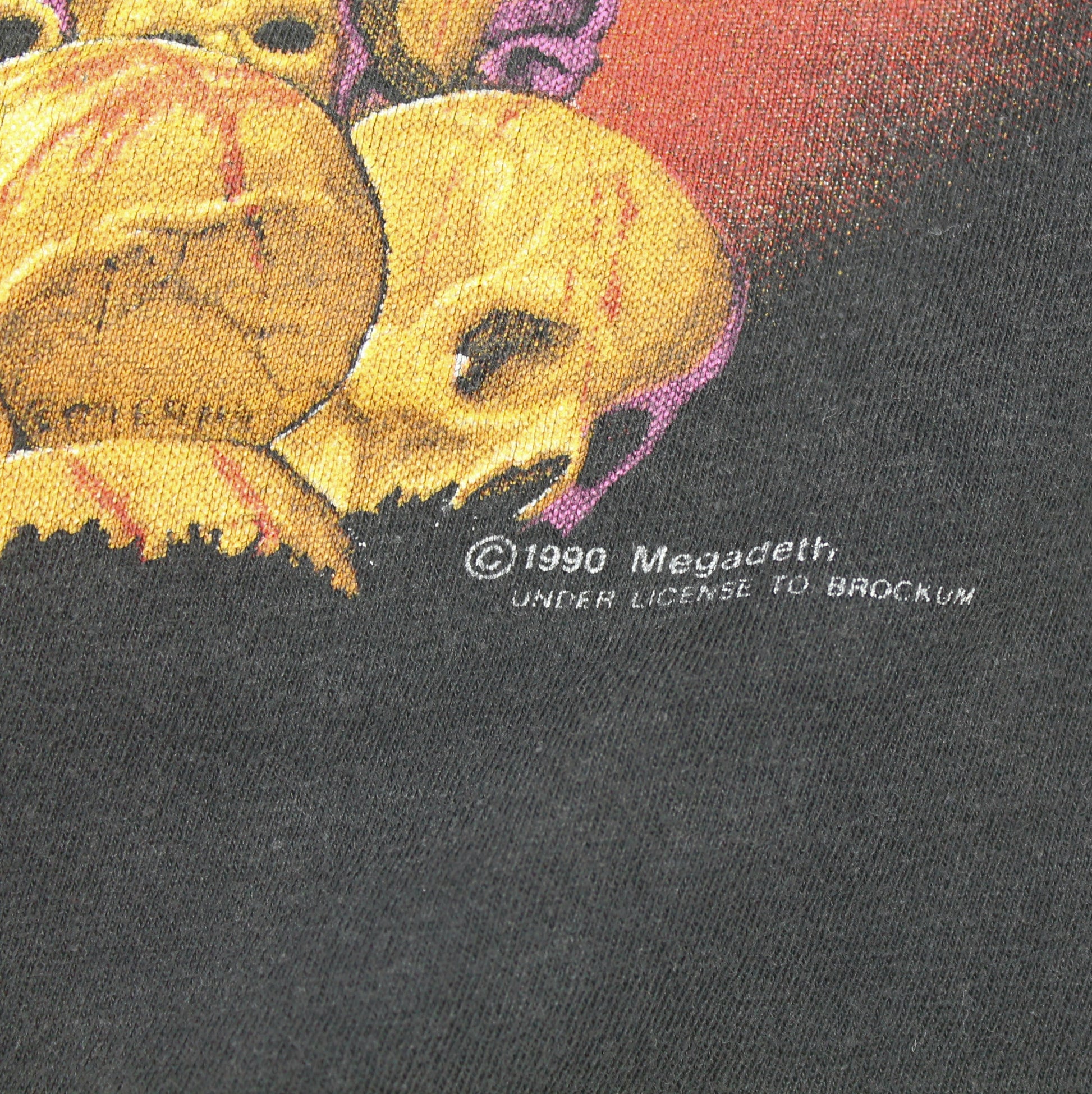 megadeth oxidation of nations world tour 1991 shirt m