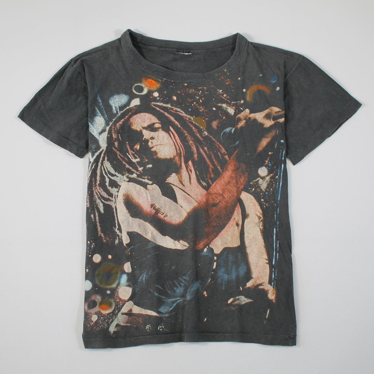 lenny kravitz all over print 1990s shirt m