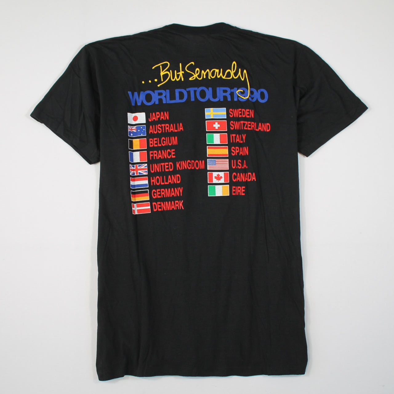 phil collins but seriously tour 1990 shirt xl