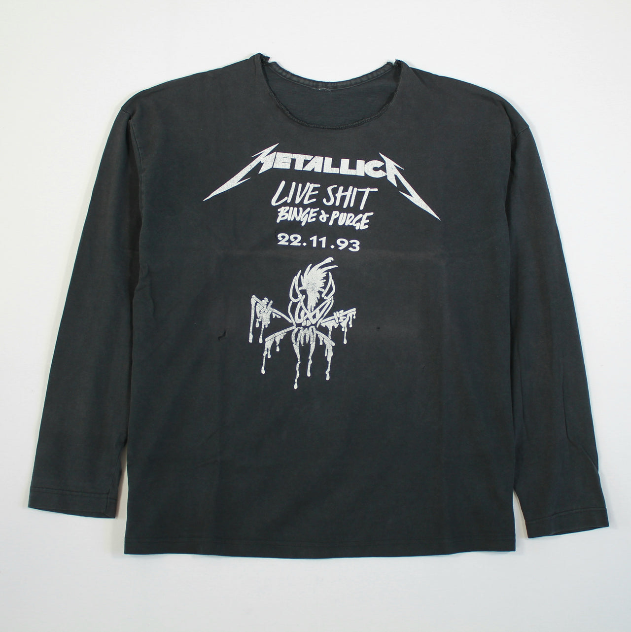 metallica live shit binge purge 1993 longsleeve l