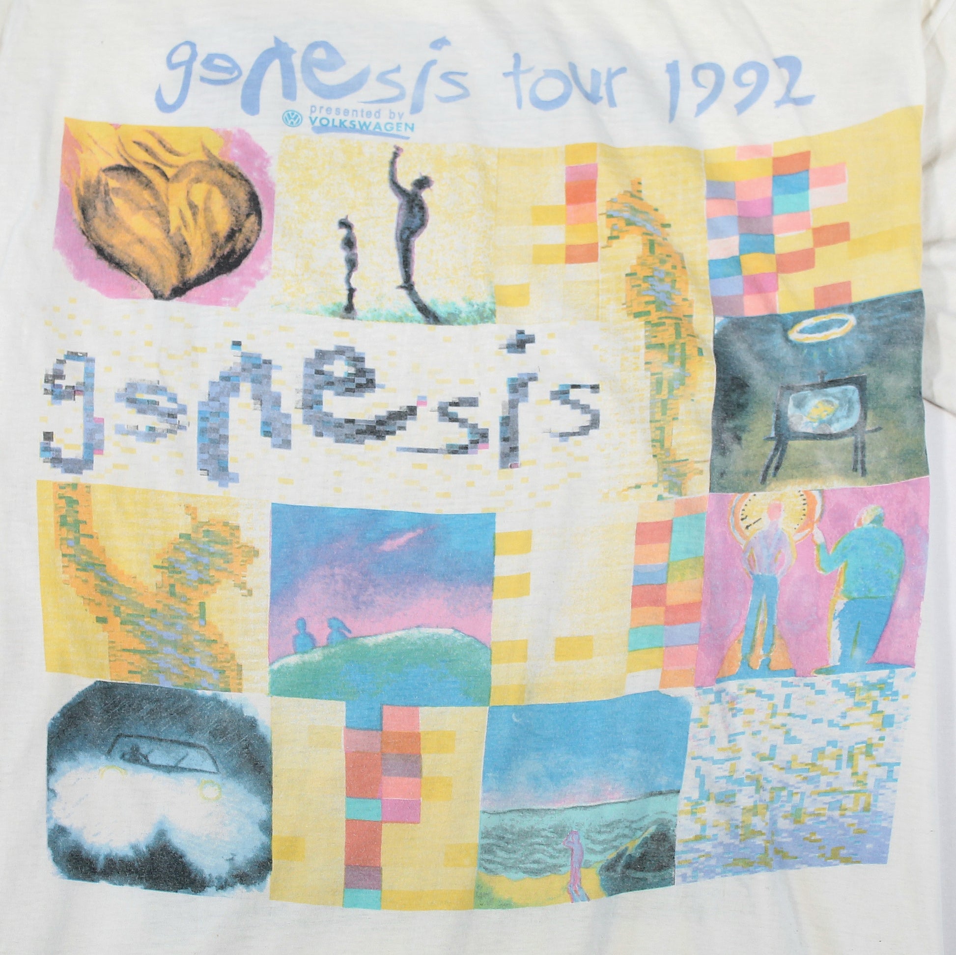 genesis we cant dance tour 1992 shirt xl