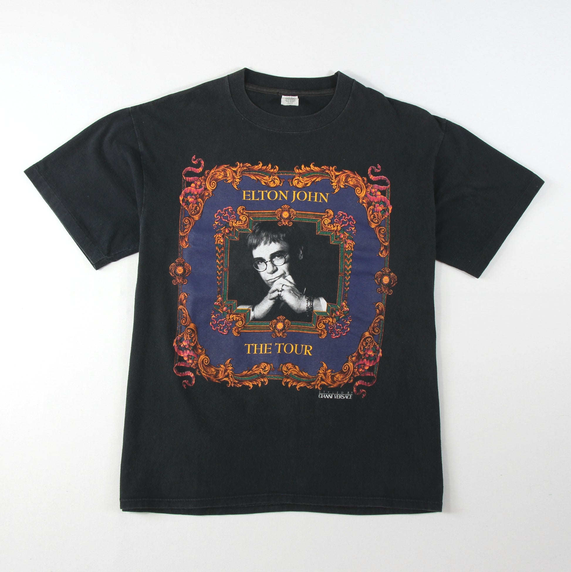 Elton John - The One World Tour Versace 1992 Vintage Band Shirt