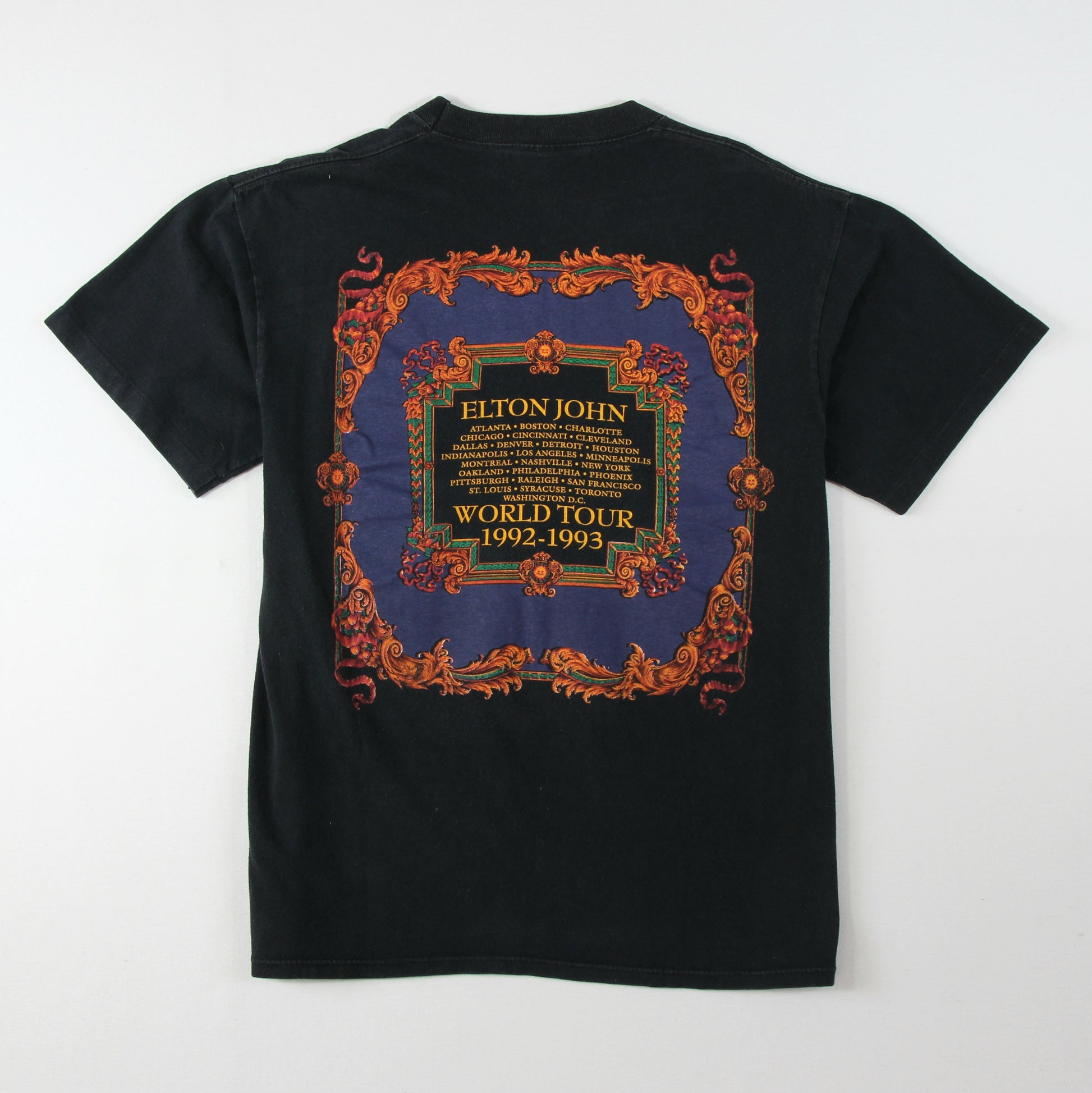 Elton John - The One World Tour Versace 1992 Vintage Band Shirt