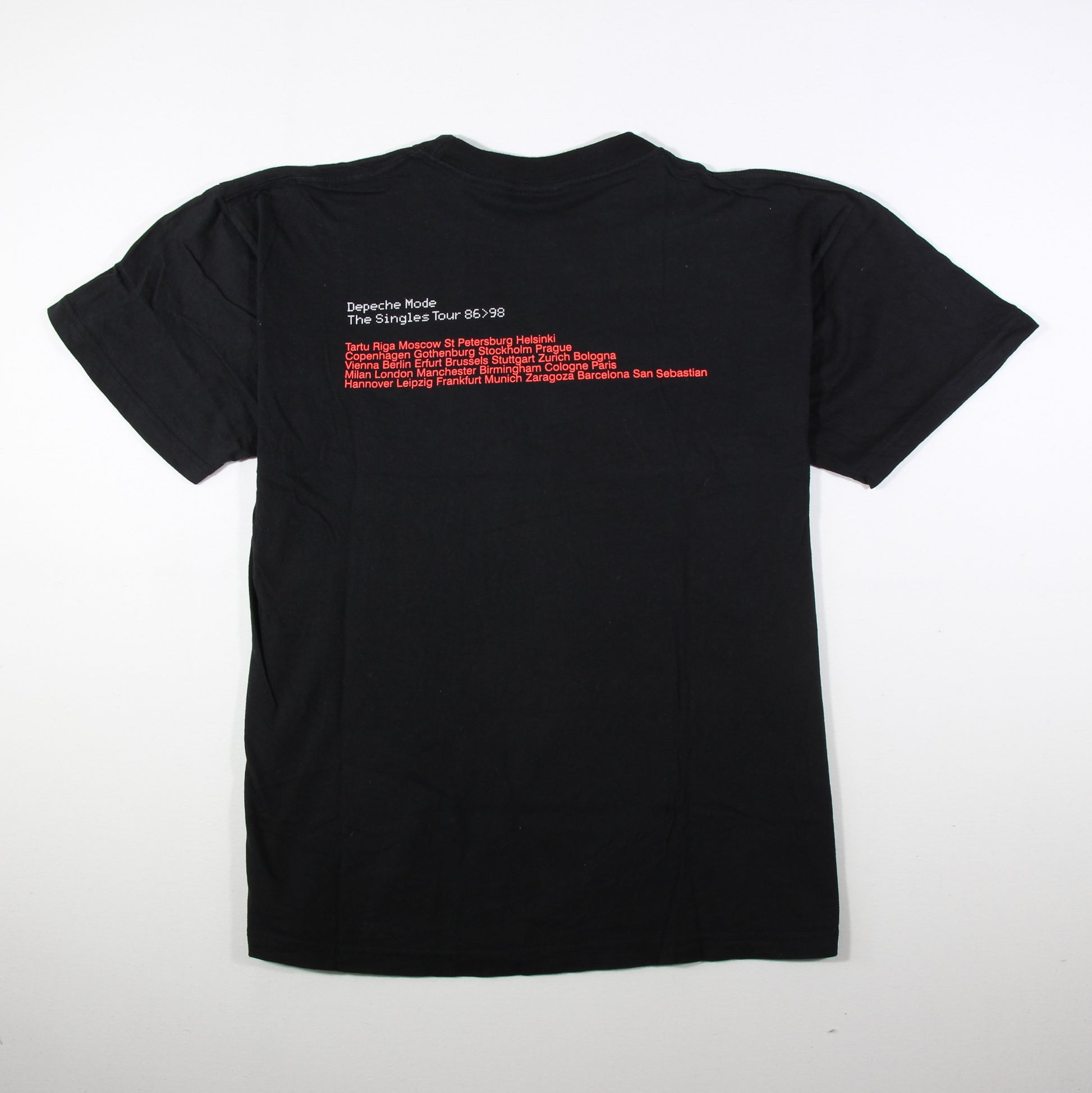 Depeche Mode - The Singles Tour 1998 Vintage Band Shirt - L