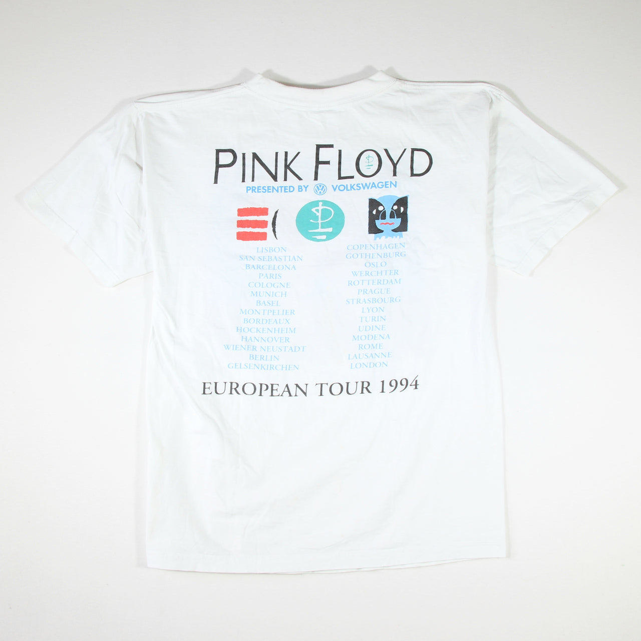 Pink Floyd - Division Bell European Tour 1994 Vintage Band Shirt 