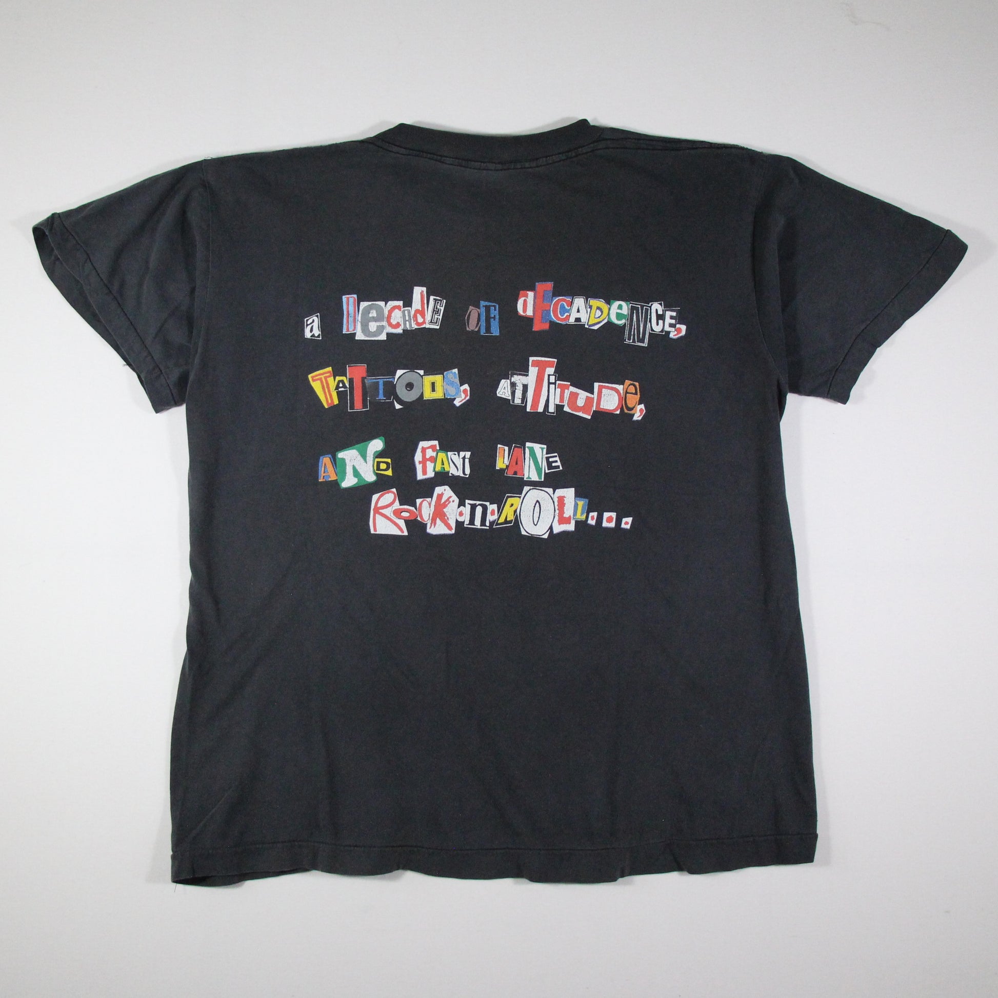 Mötley Crüe - A Decade of Decadence 1991 Vintage Band Shirt