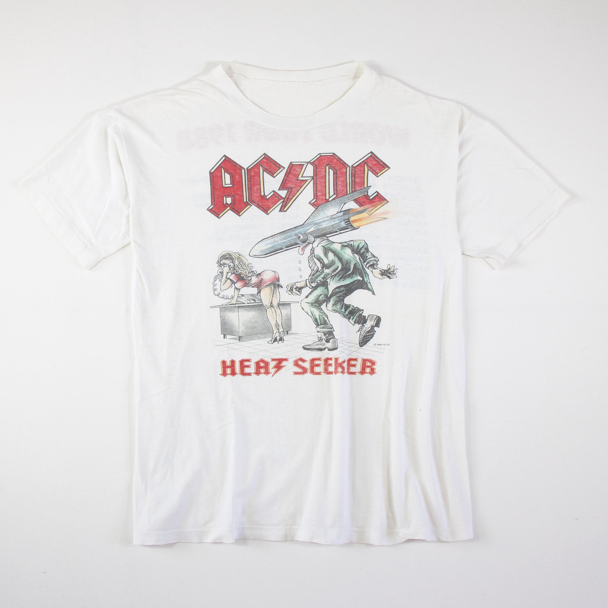 ACDC - Heat Seeker World Tour 1988 Vintage Band Shirt