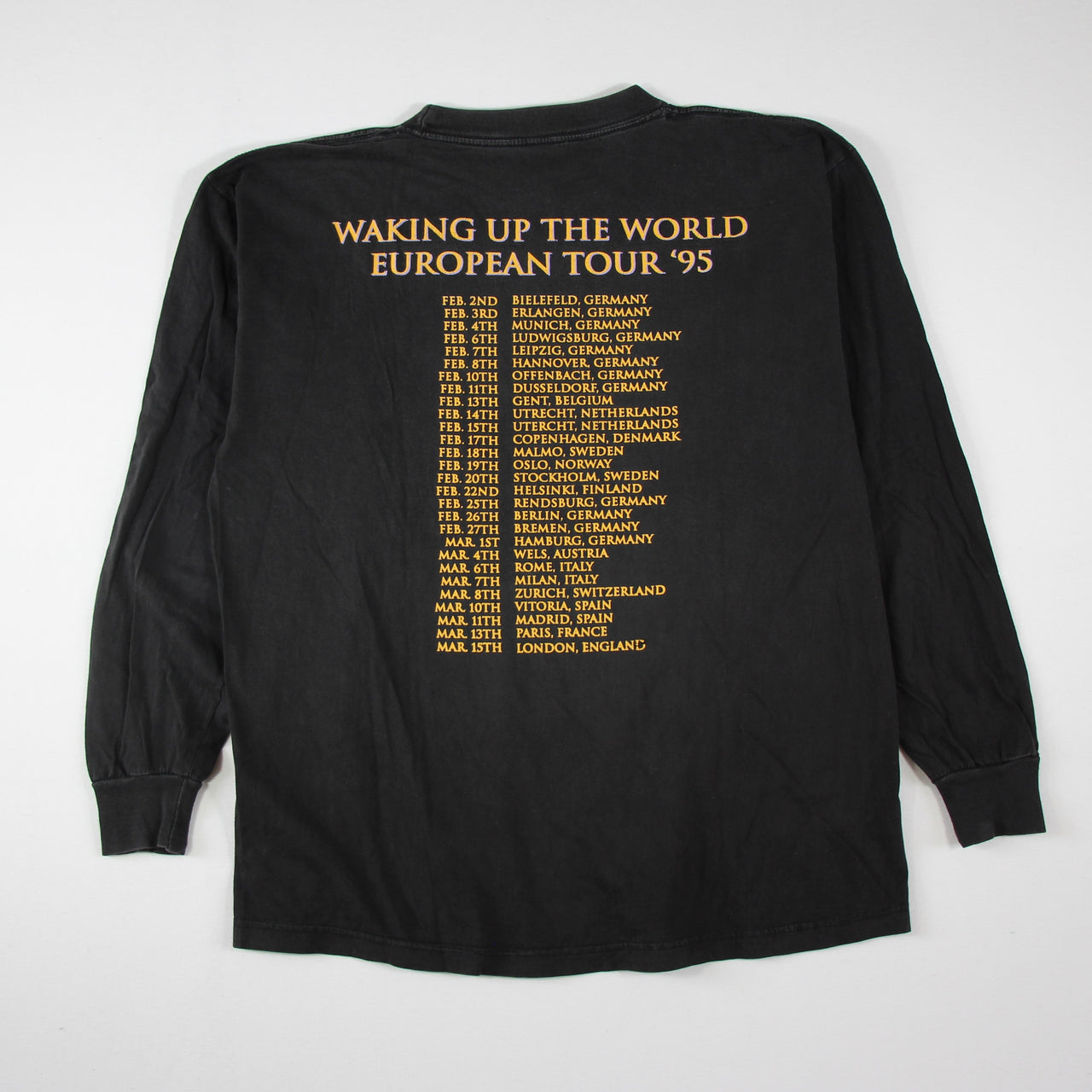 Dream Theater - waking up the World European Tour 1995 Vintage Band Longsleeve