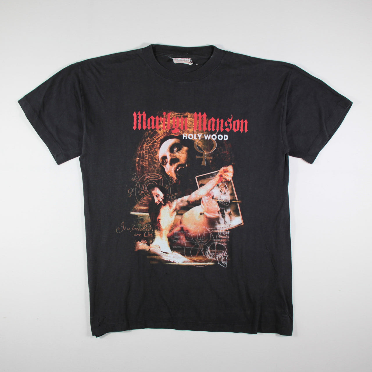 Marilyn Manson - Holy Wood - Guns, God, and Government European Tour 2001 Vintage Band Shirt 