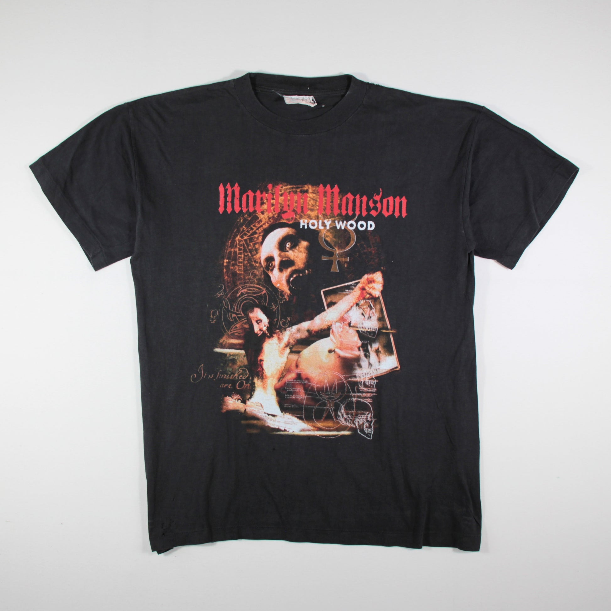 Marilyn Manson - Holy Wood - Guns, God, and Government European Tour 2001 Vintage Band Shirt 