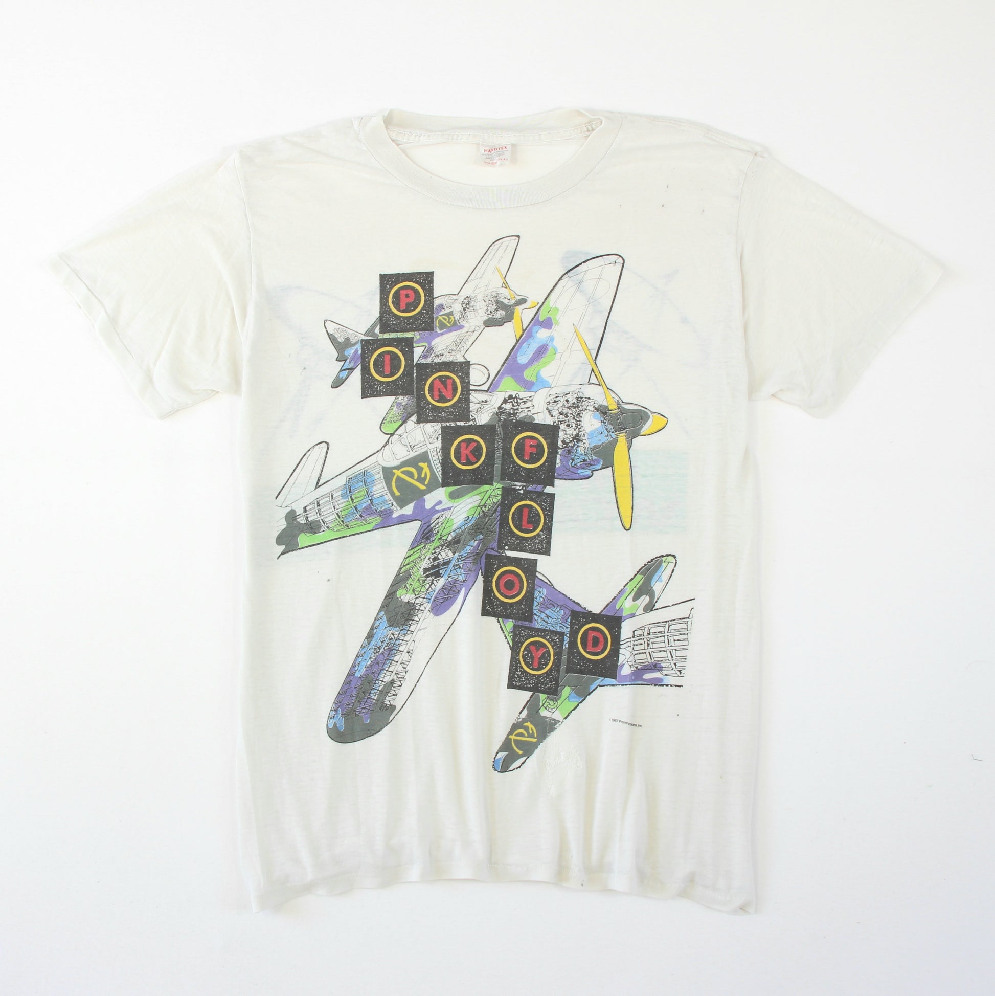 Pink Floyd - World Tour 1987 Vintage Band Shirt - XL
