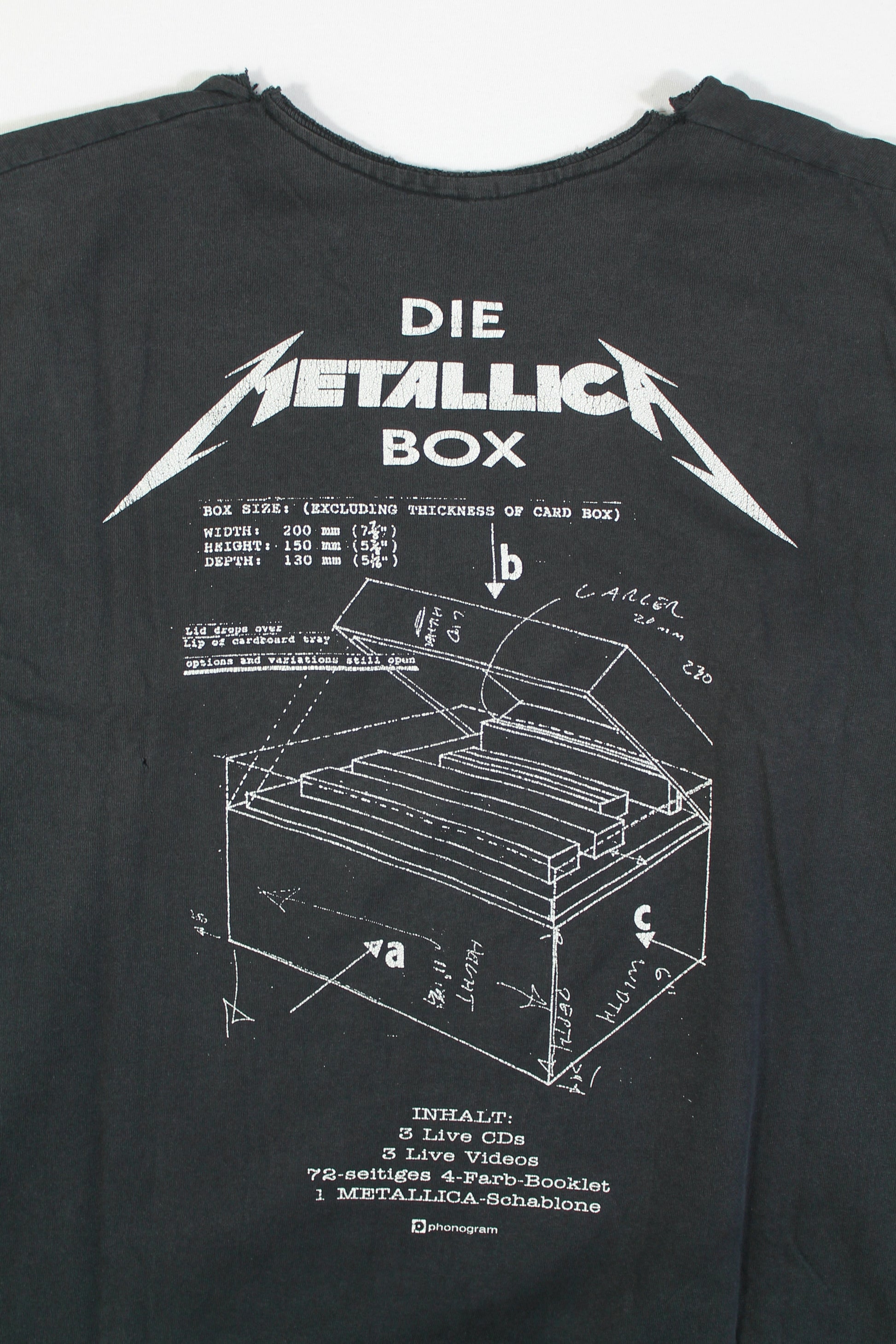 metallica live shit binge purge 1993 longsleeve l