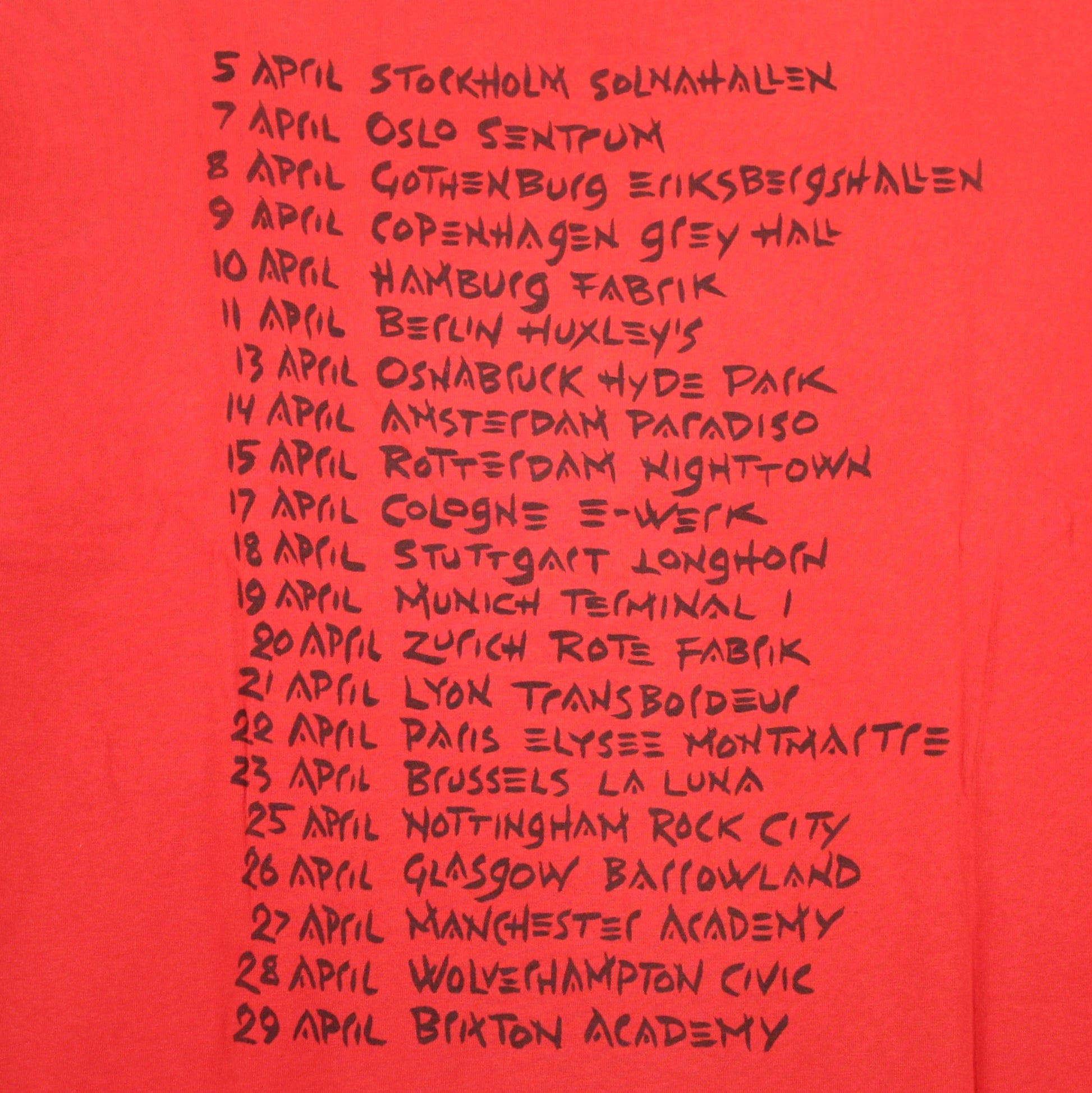 the offspring 1994 shirt