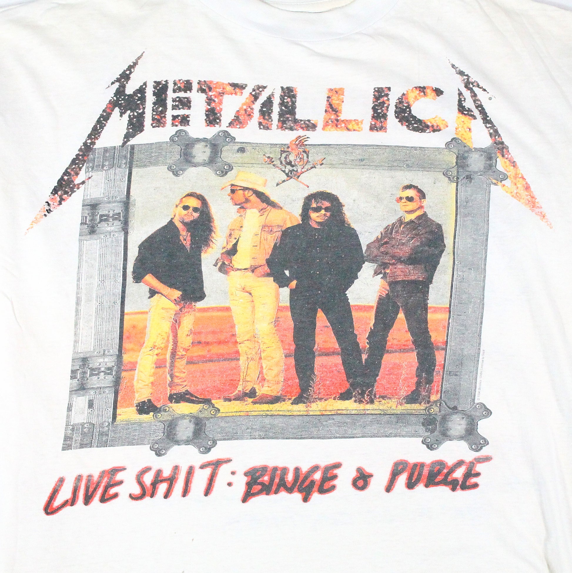 metallica summer shit 1995 shirt l