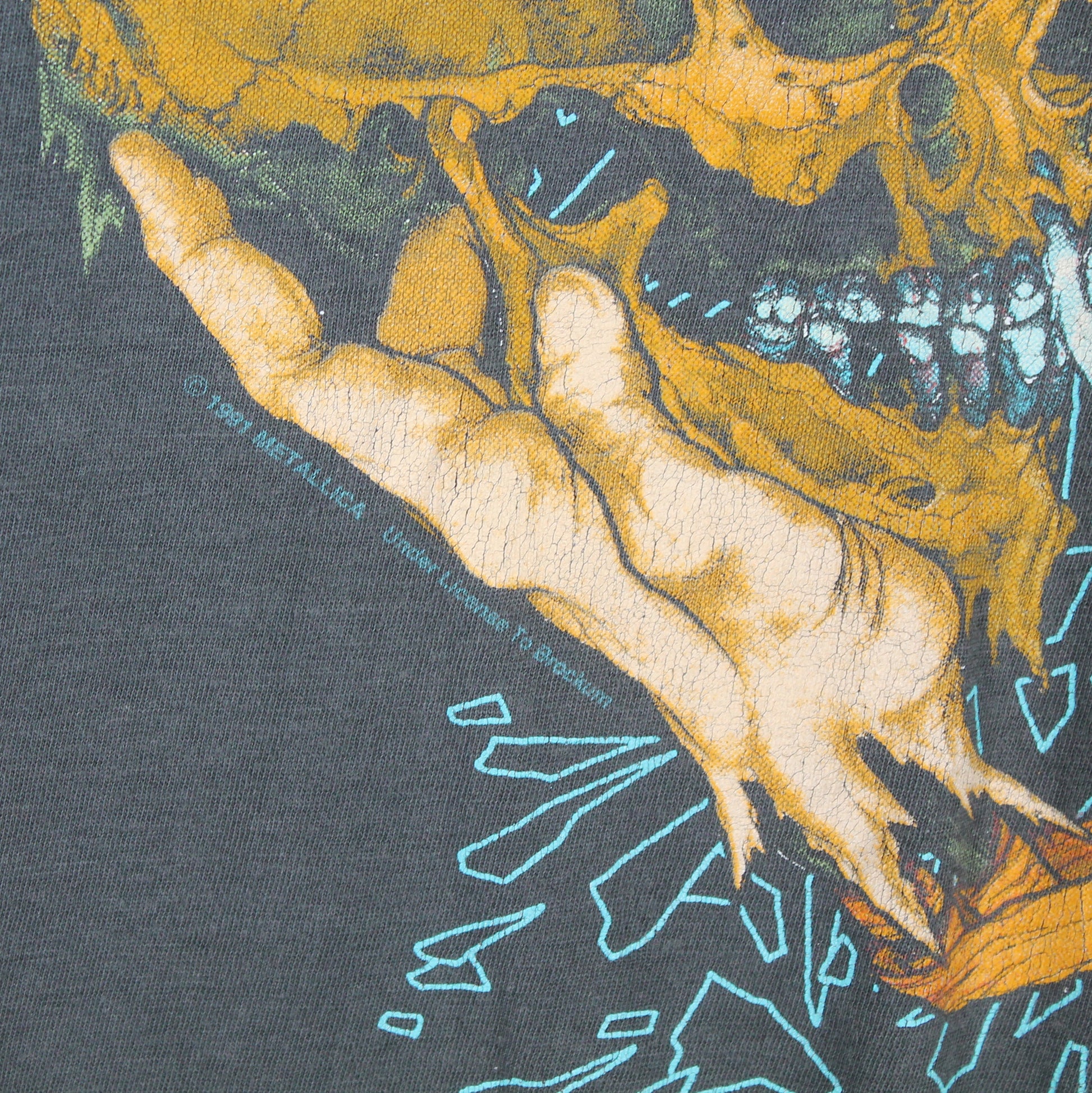 metallica sad but true 1991 shirt l